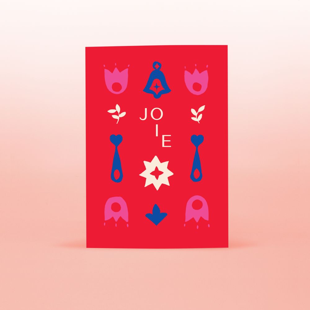 Card shop - Christmas Cards - Boxed set of 8 cards - Noël au chalet - COMMON MODERN