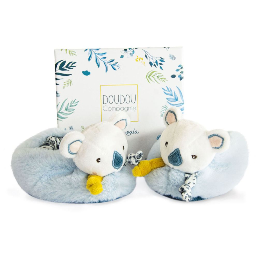 Kids slippers and shoes - YOCA LE KOALA - Botties with rattle - DOUDOU ET COMPAGNIE