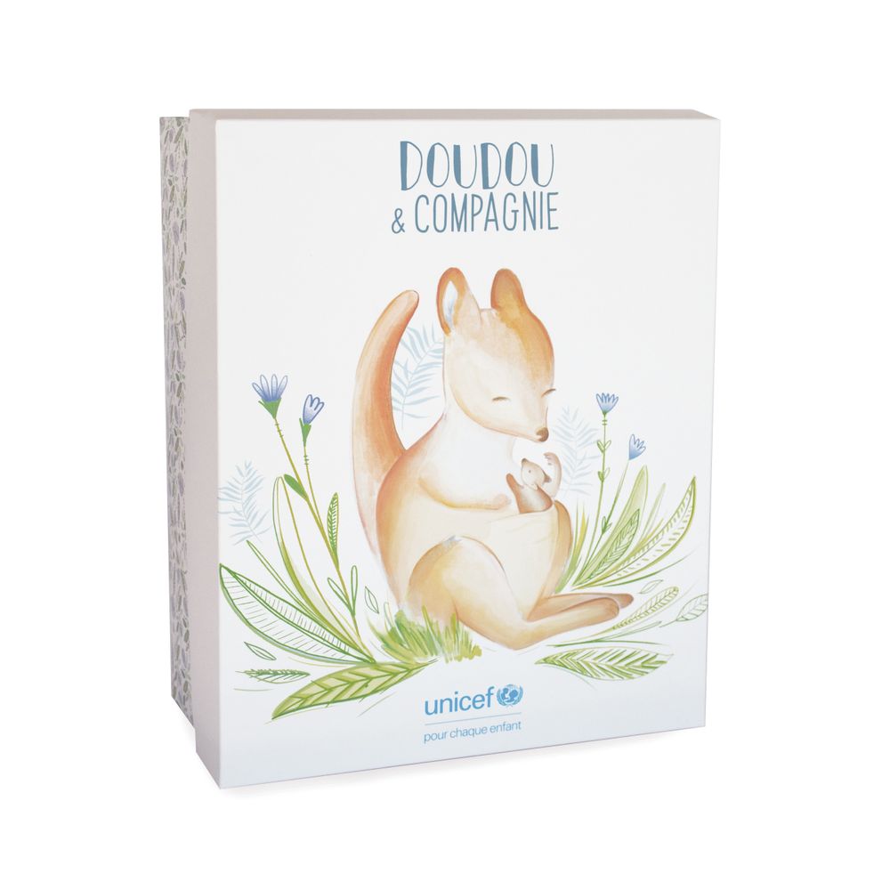 Peluches - UNICEF BEBE & MOI - Kangourou - DOUDOU ET COMPAGNIE