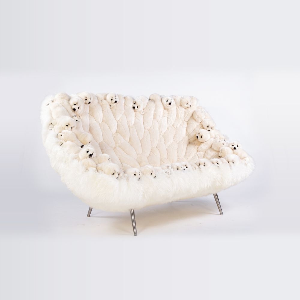 Objets design - canapé phoque à neige - APCOLLECTION
