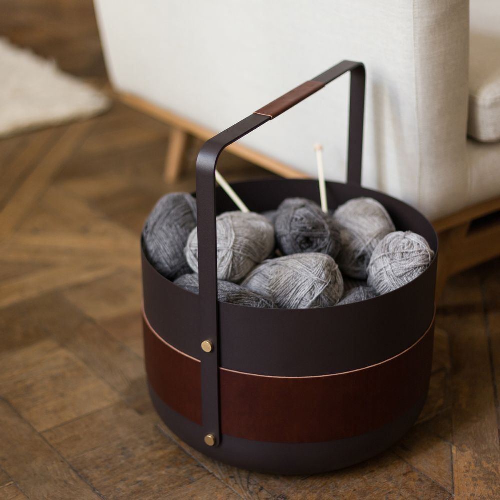 Design objects - Emma Basket - Havane - ELDVARM