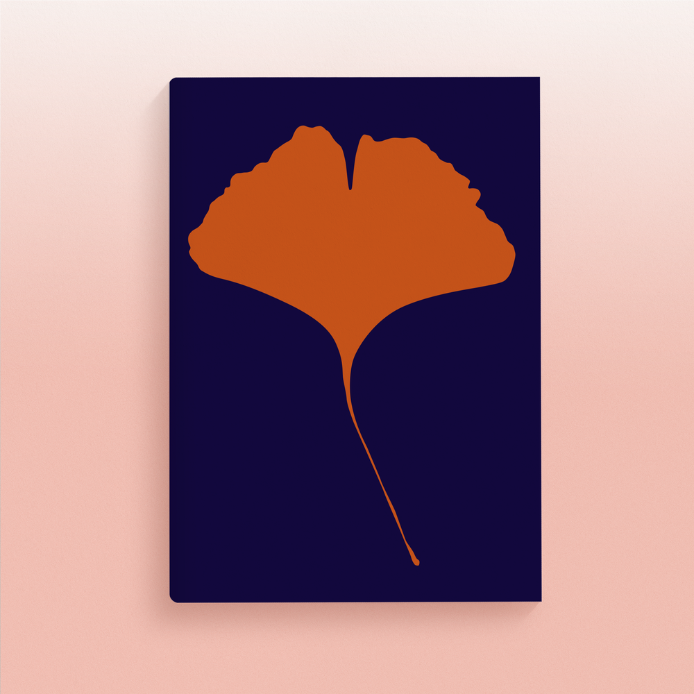 Gifts - A5 Notebooks - Set of 3 - Ginkgo Hiver - COMMON MODERN