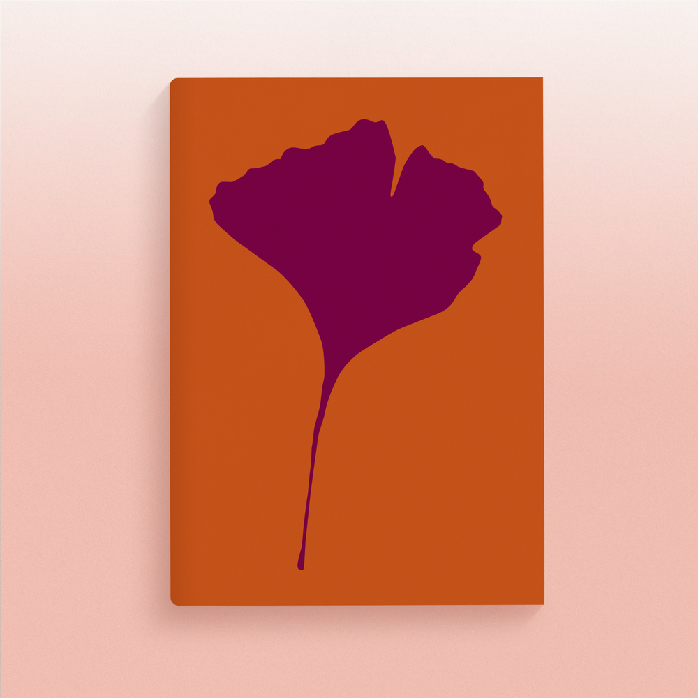 Gifts - A5 Notebooks - Set of 3 - Ginkgo Hiver - COMMON MODERN