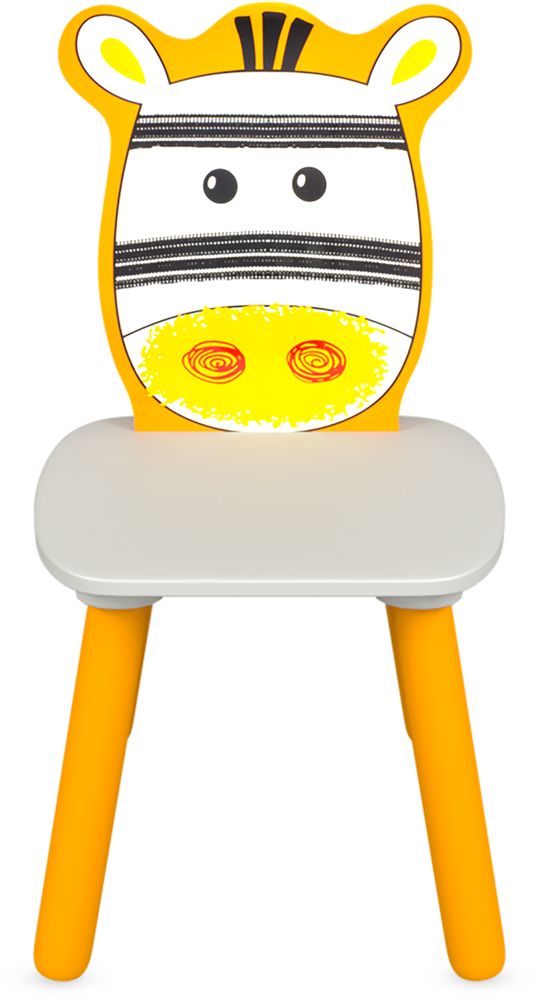 Tables et chaises pour enfant - CHAISE SAFARI : ZEBRE - ULYSSE COULEURS D'ENFANCE
