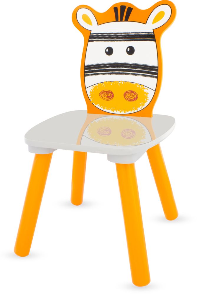 Tables et chaises pour enfant - CHAISE SAFARI : ZEBRE - ULYSSE COULEURS D'ENFANCE