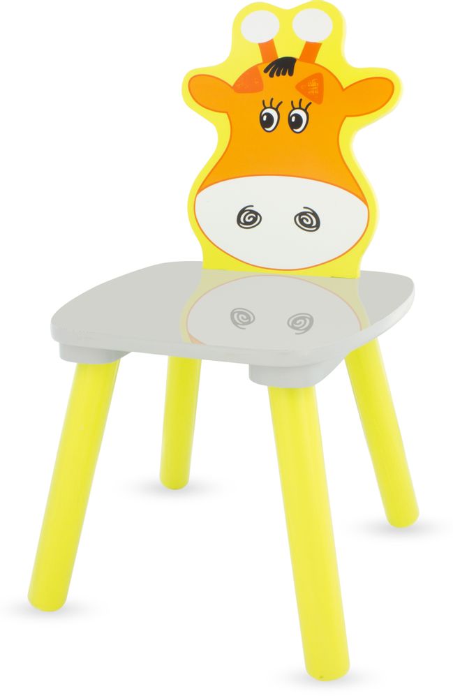 Children's tables and chairs - SAFARI CHAIR: GIRAFFE - ULYSSE COULEURS D'ENFANCE