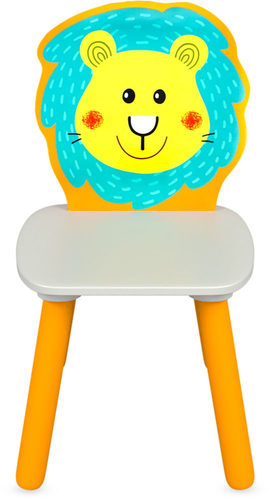 Children's tables and chairs - SAFARI CHAIR: LION - ULYSSE COULEURS D'ENFANCE