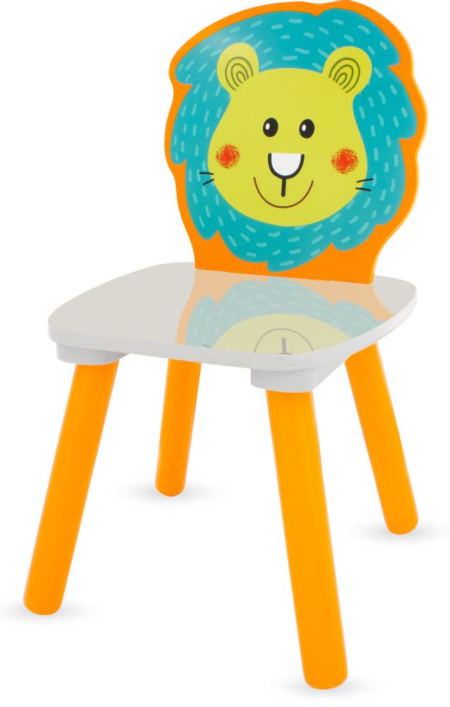 Children's tables and chairs - SAFARI CHAIR: LION - ULYSSE COULEURS D'ENFANCE