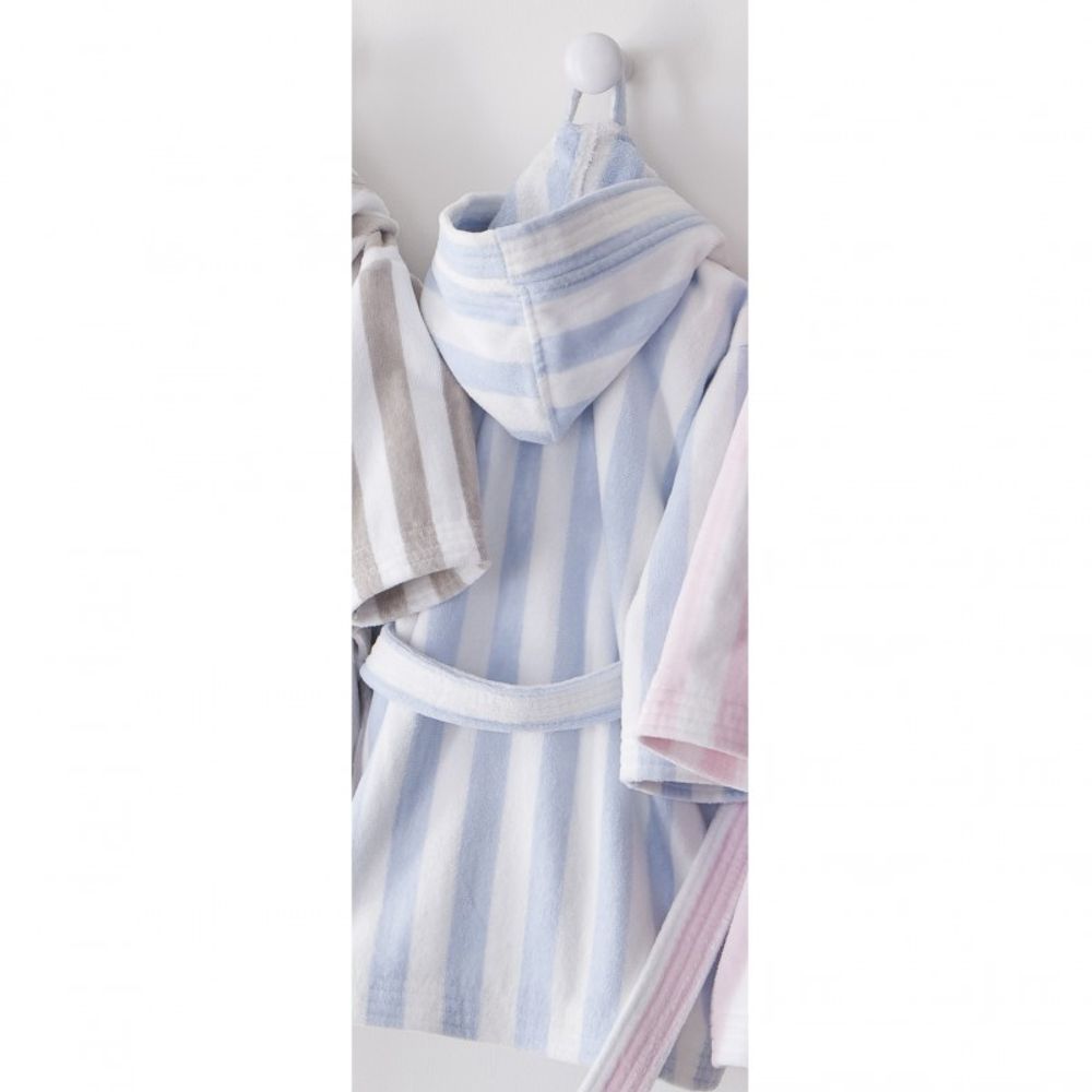 Bathrobes - Jules et Julie Bleu - Bathrobe and glove - ESSIX