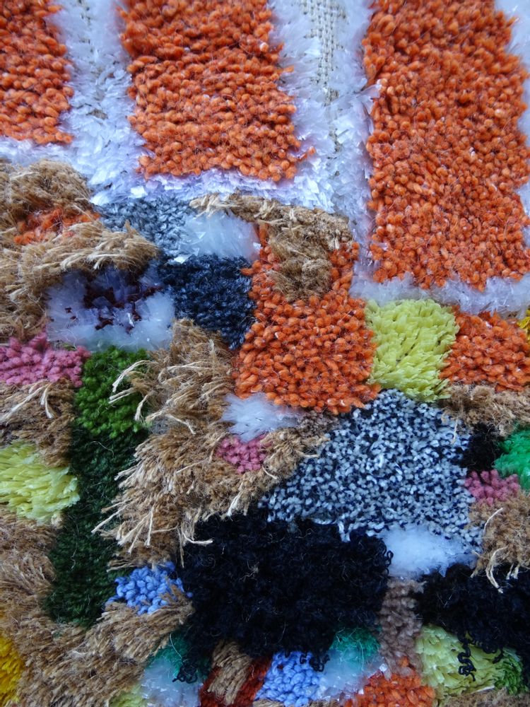Rugs - Day in the village (wall rug – 220)             - SARA PEREIRA ATELIER