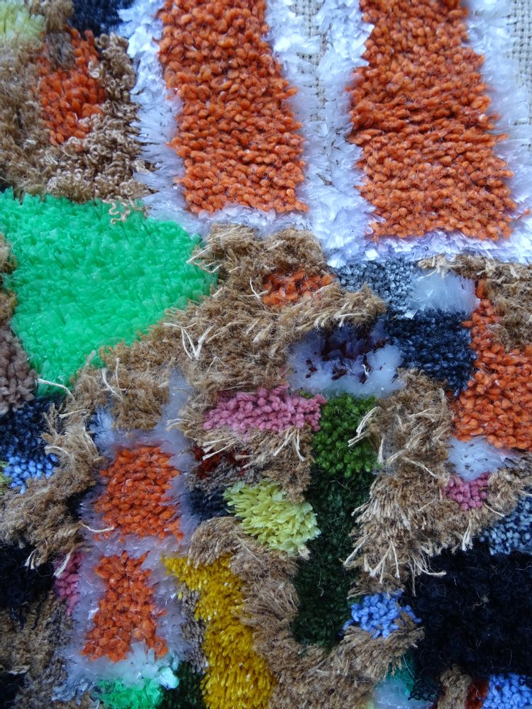 Rugs - Day in the village (wall rug – 220)             - SARA PEREIRA ATELIER