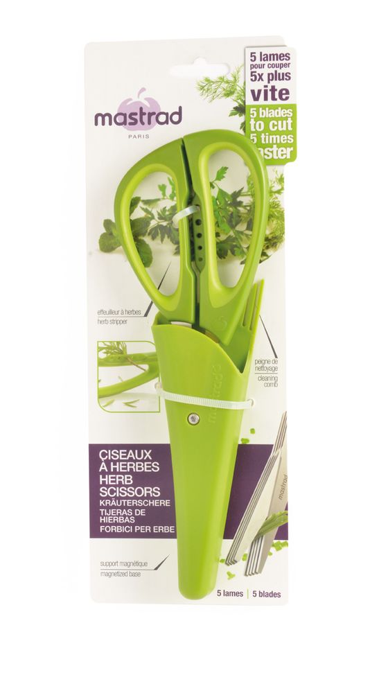 Kitchen utensils - HERB SCISSORS - 5 BLADES - M&CO