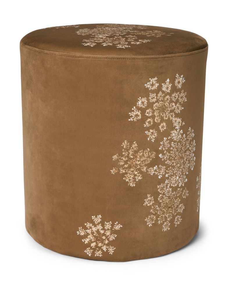 Repose-pieds - ESSENZA Lauren pouf cannelle - ESSENZA