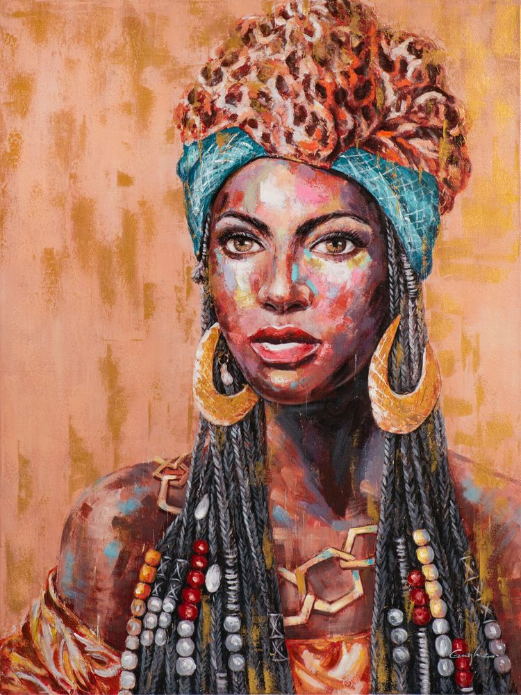 Paintings - AFRICAN QUEENS - IMAGELAND