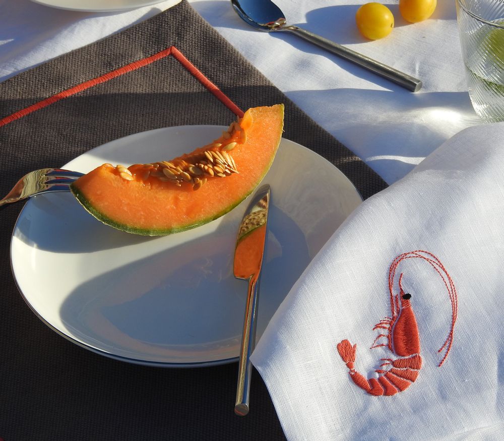 Table linen - SHRIMP napkin - ARTIPARIS