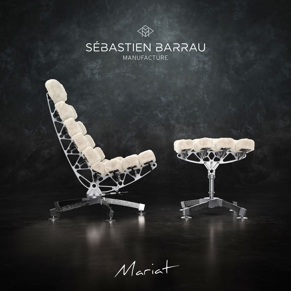 Fauteuils - M2.02 SUPERSONIC LOUNGE CHAIR - SEBASTIEN BARRAU MANUFACTURE