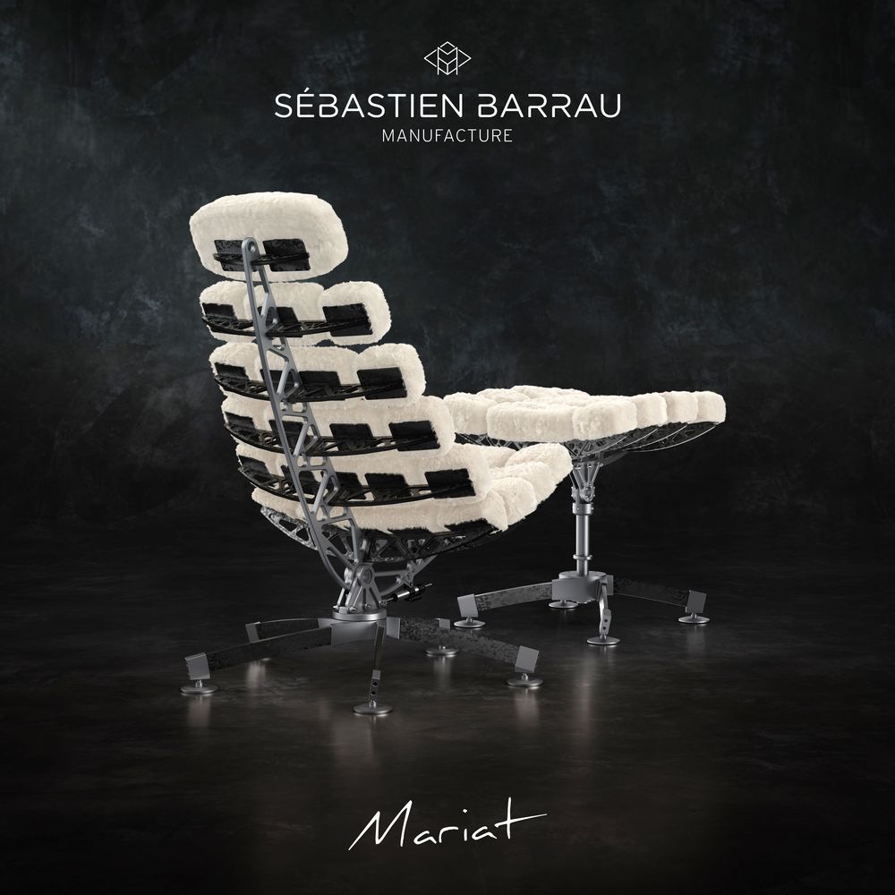 Fauteuils - M2.02 SUPERSONIC LOUNGE CHAIR - SEBASTIEN BARRAU MANUFACTURE