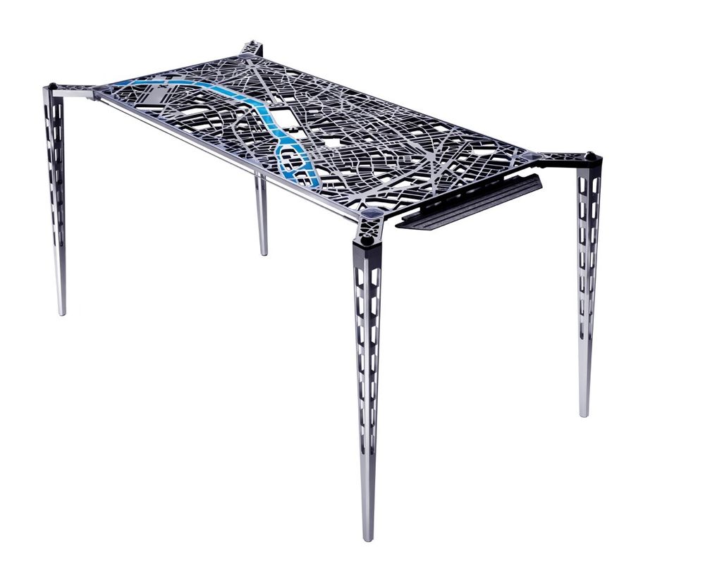 Desks - Paris in Titanium - GMT History  - SEBASTIEN BARRAU MANUFACTURE