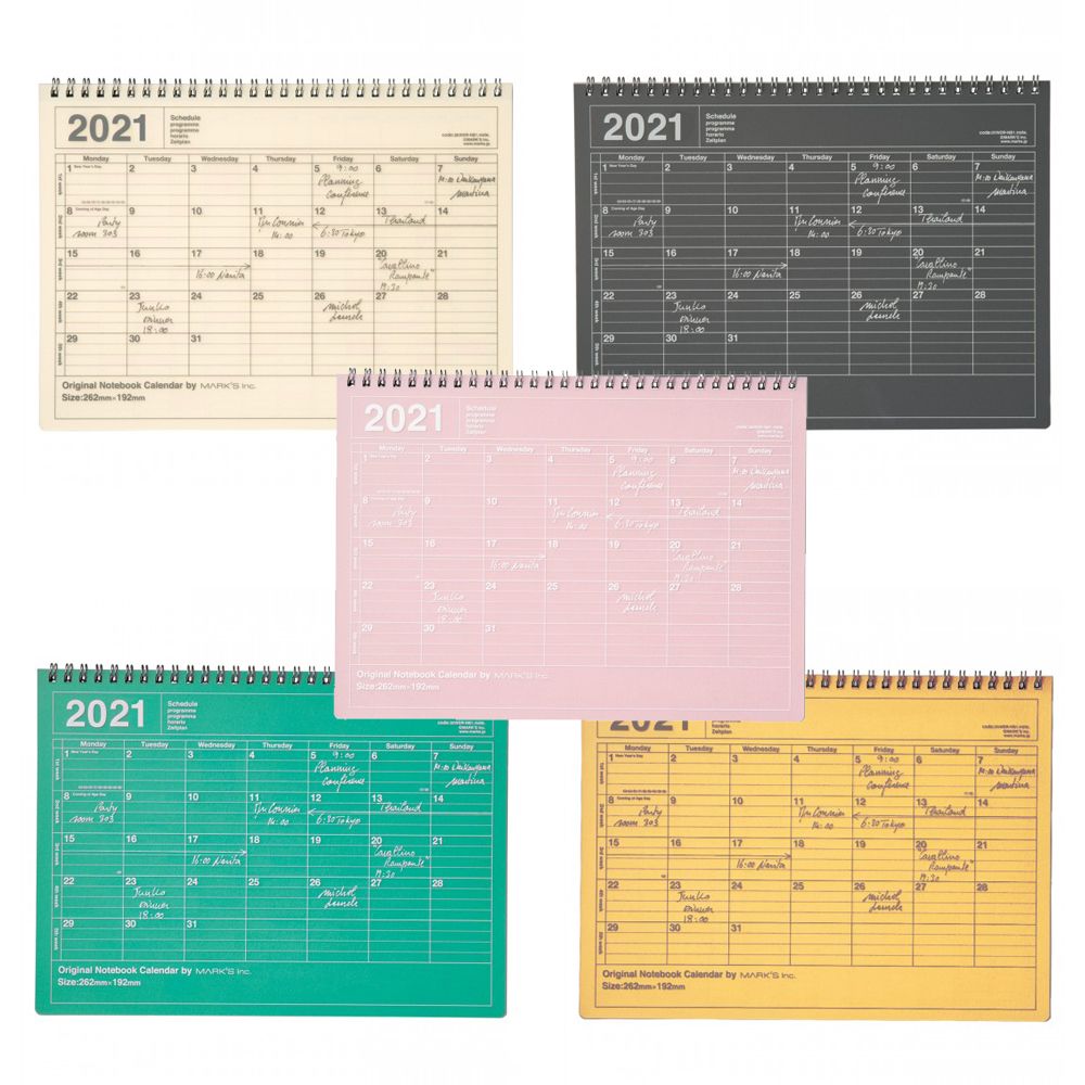 Stationery - NOTEBOOK CALENDAR - MARK'S EUROPE