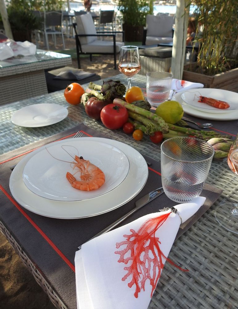 Table linen - CORAL napkin - ARTIPARIS