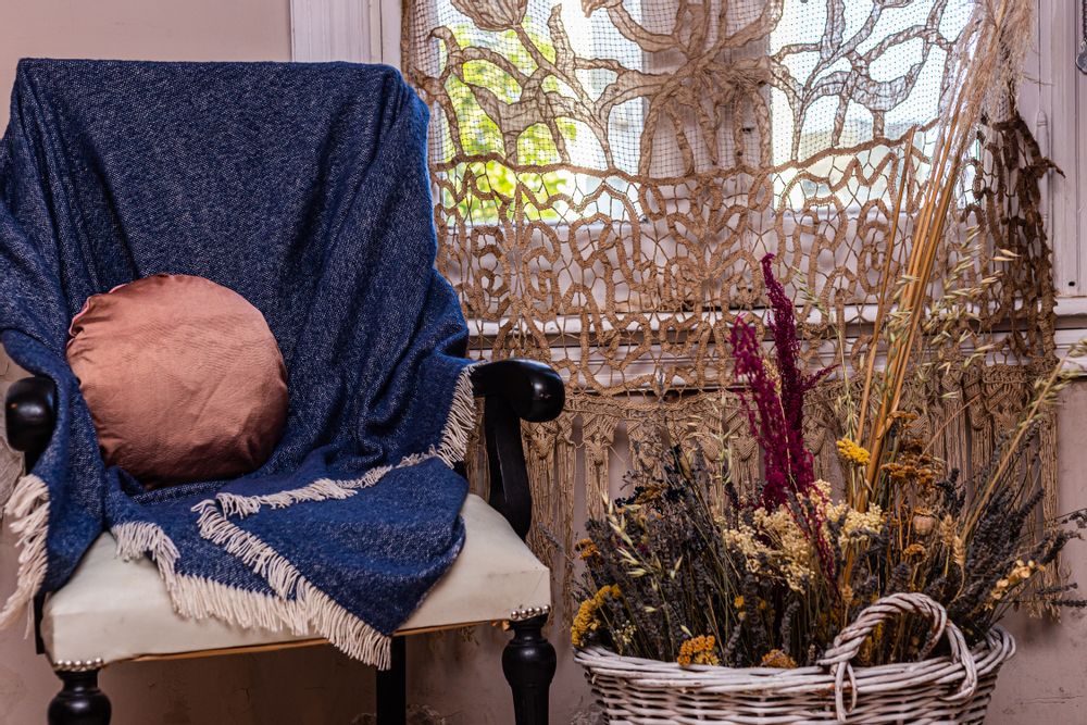 Linge de lit - Couverture en laine de mouton - LA PAUSA CHATEAU