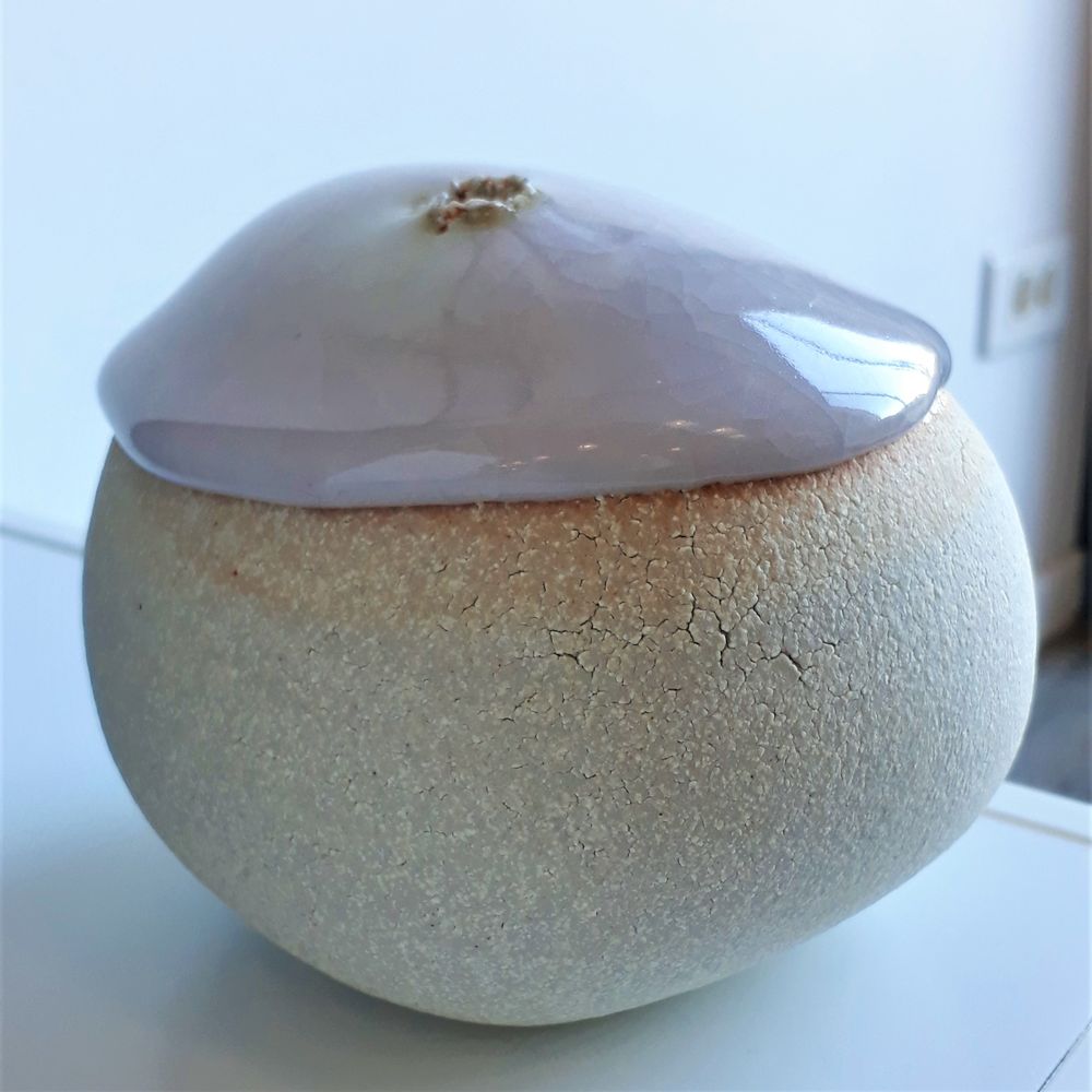 Vases - Galet - Soliflore en porcelaine - BLEU TERRE