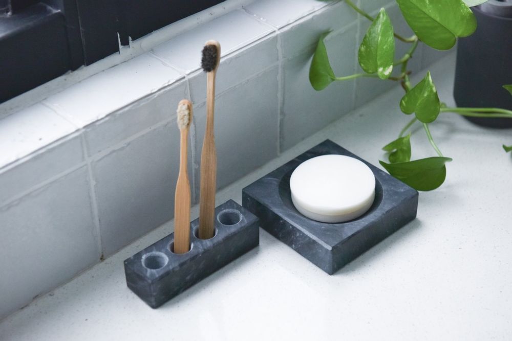 Porte-savons - Collection D'accessoires de Bain en Marbre - TZULAÏ