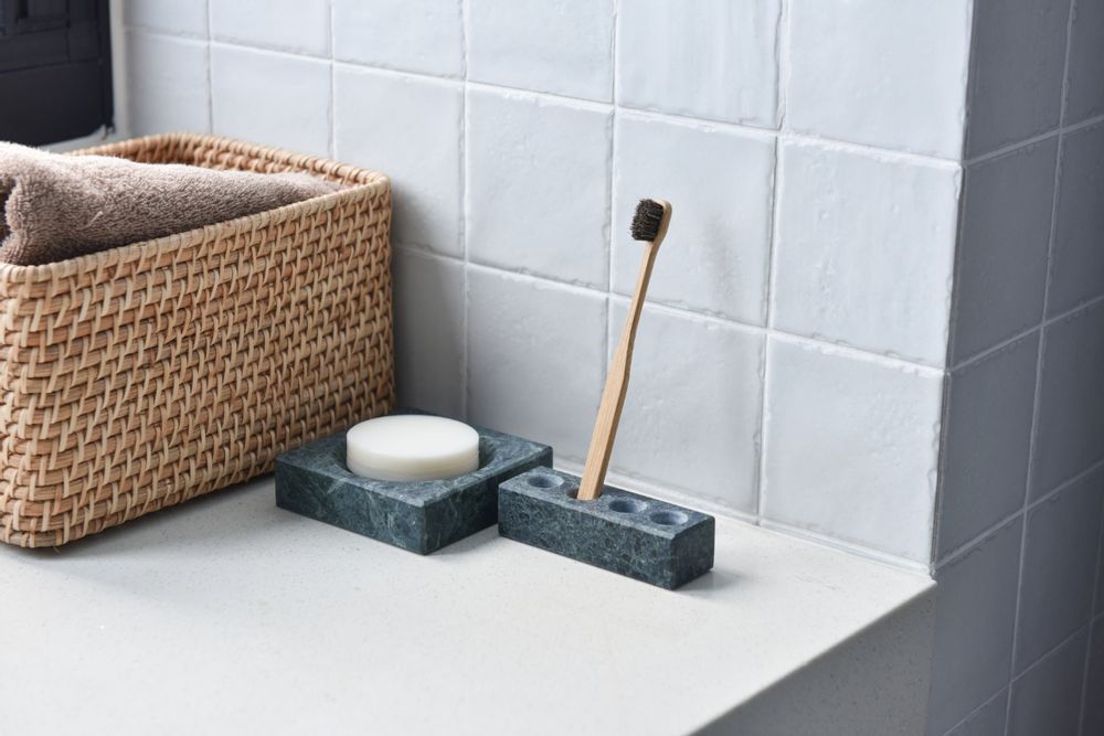 Porte-savons - Collection D'accessoires de Bain en Marbre - TZULAÏ