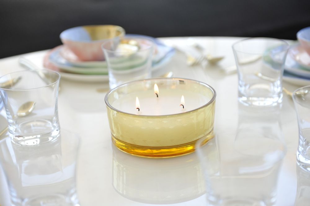 Decorative objects - GOLDEN CANDLE HOLDER  - AULICA PROM ORF DIFFUSION