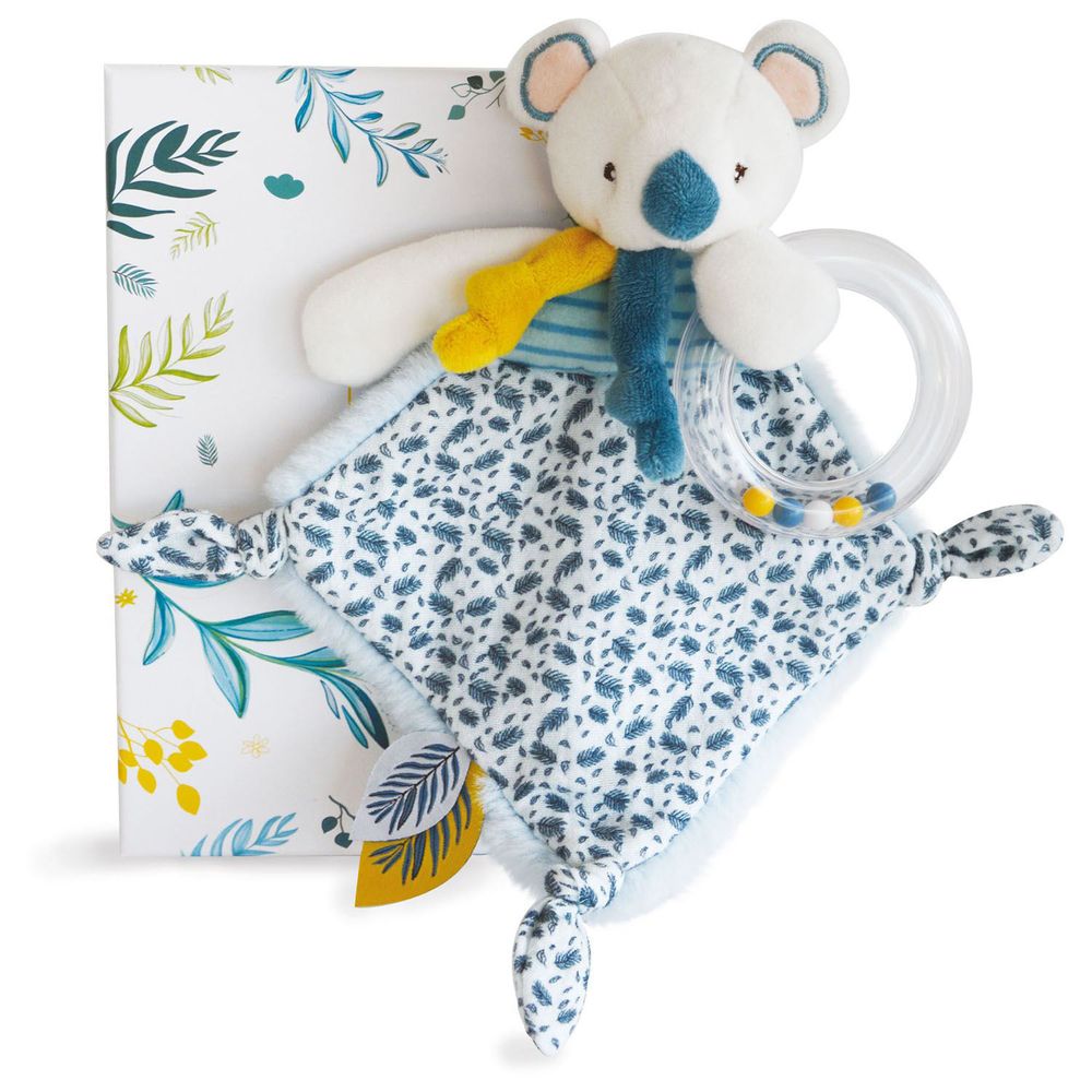 Soft toy - YOCA LE KOALA - Soft toy rattle - DOUDOU ET COMPAGNIE