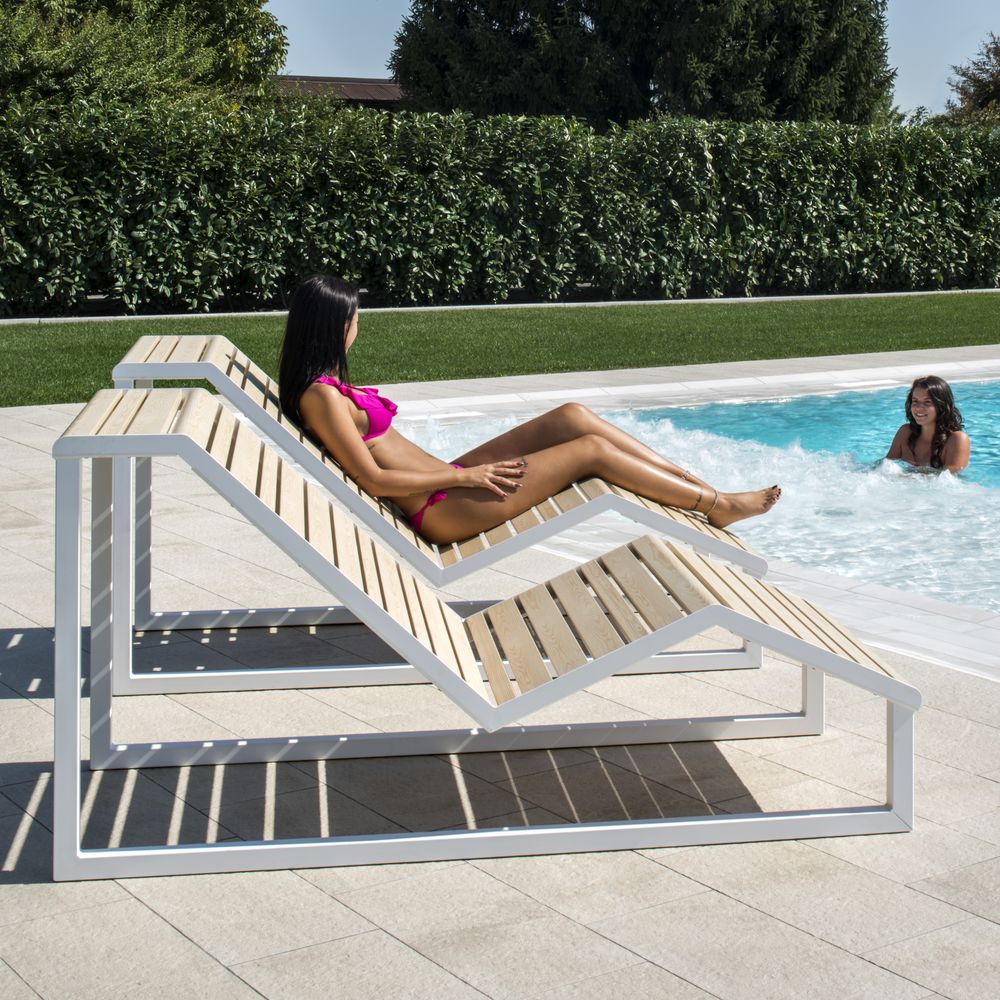 Canapés pour collectivités - VENTIQUATTRORE.H24 CHAISE LONGUE - URBANTIME