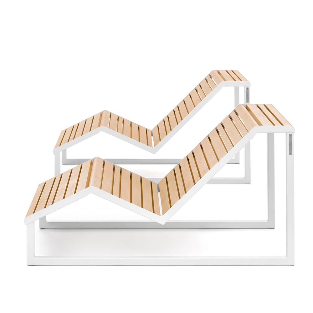 Canapés pour collectivités - VENTIQUATTRORE.H24 CHAISE LONGUE - URBANTIME