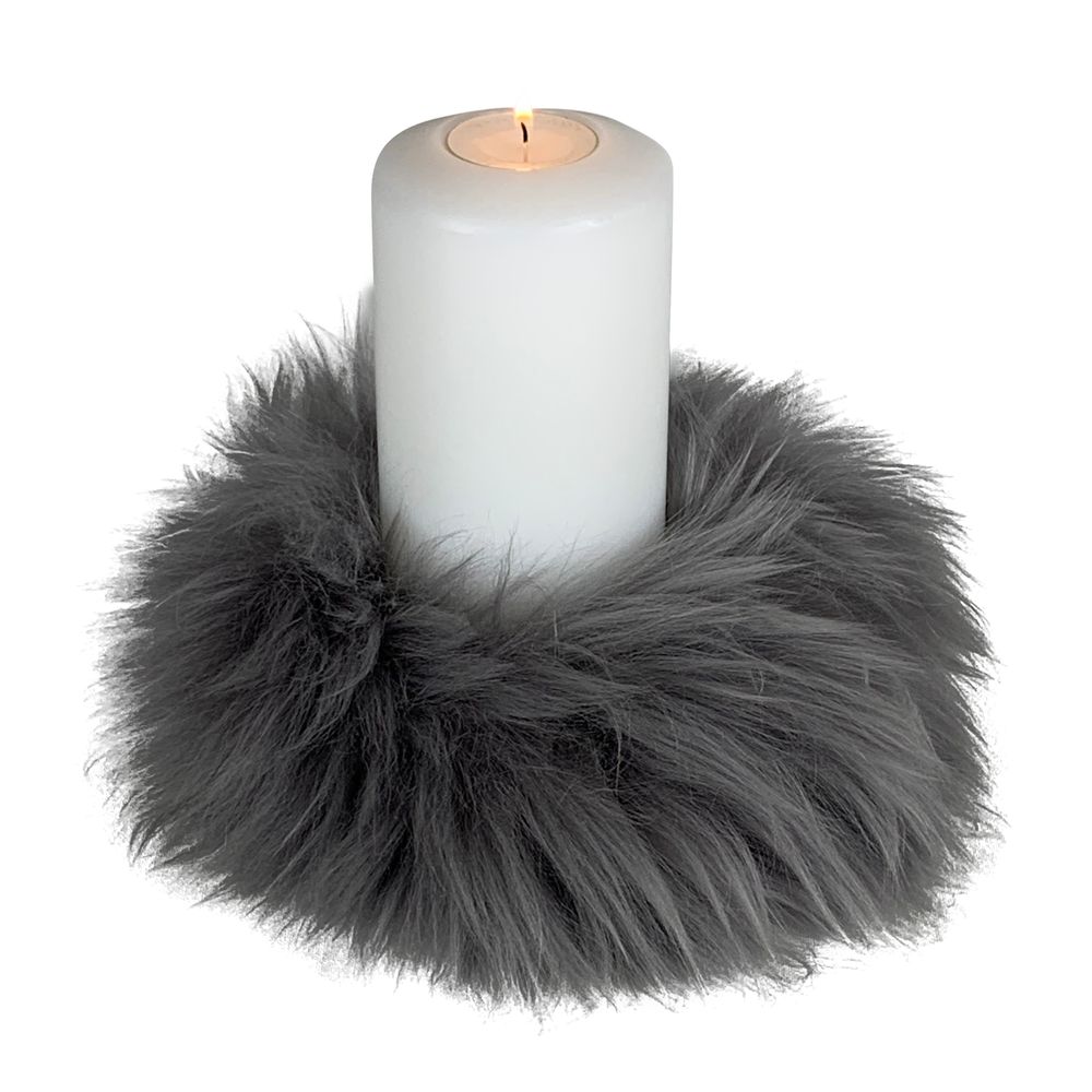 Objets de décoration - Couronne d'agneau mérinos pour Farluce diametre 8cm - QULT DESIGN GMBH