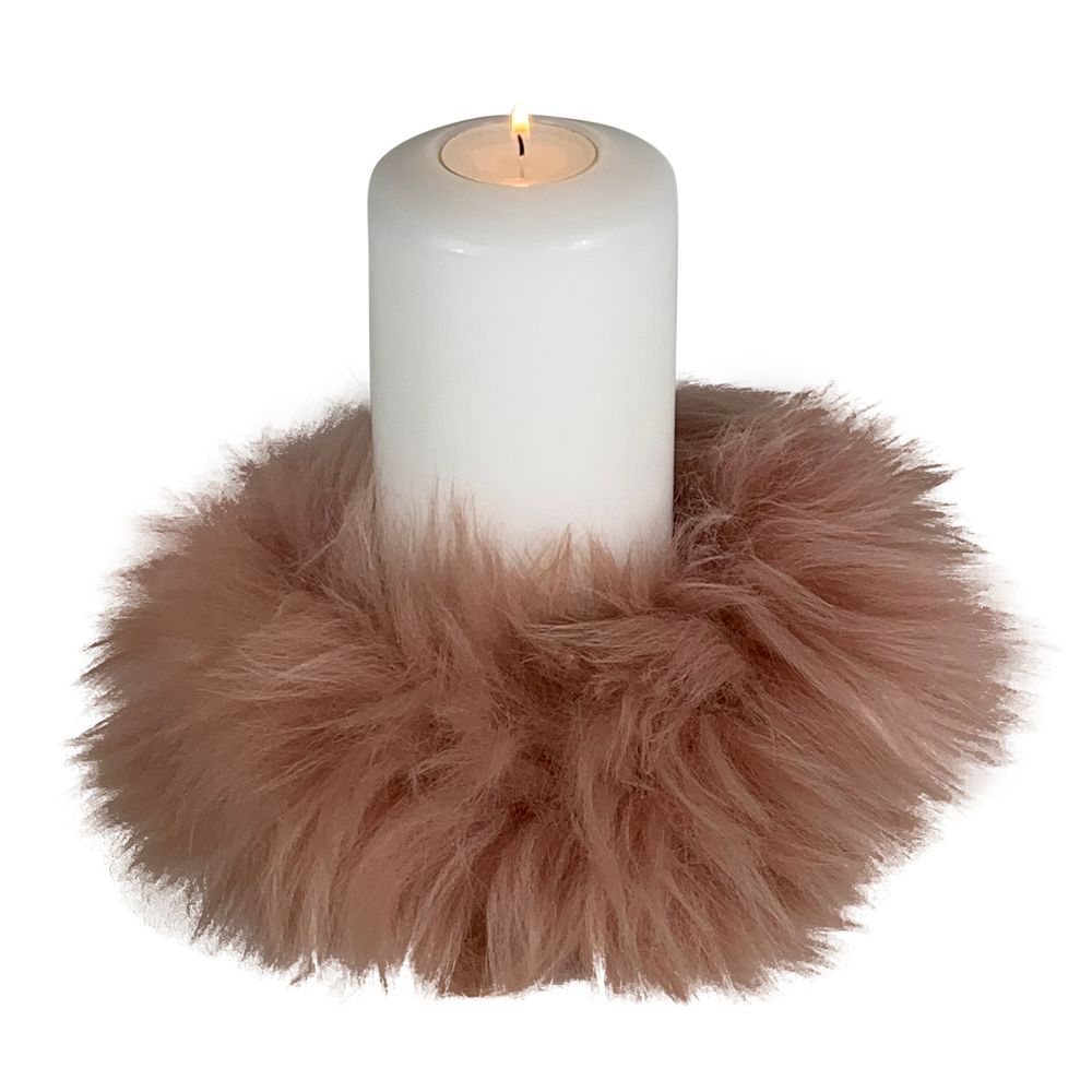 Objets de décoration - Couronne d'agneau mérinos pour Farluce diametre 8cm - QULT DESIGN GMBH