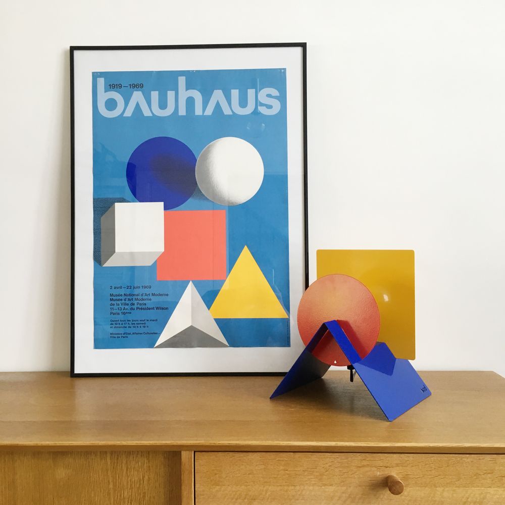 Design objects - L234.B BAUHAUS Lamp - BLEU CARMIN DESIGN