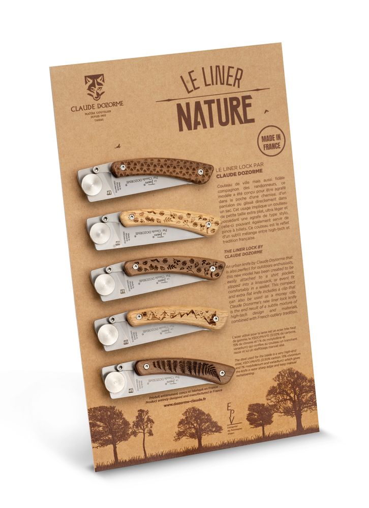 Barbecues - Couteau de poche Liner Thiers® Nature - LAGUIOLE CLAUDE DOZORME