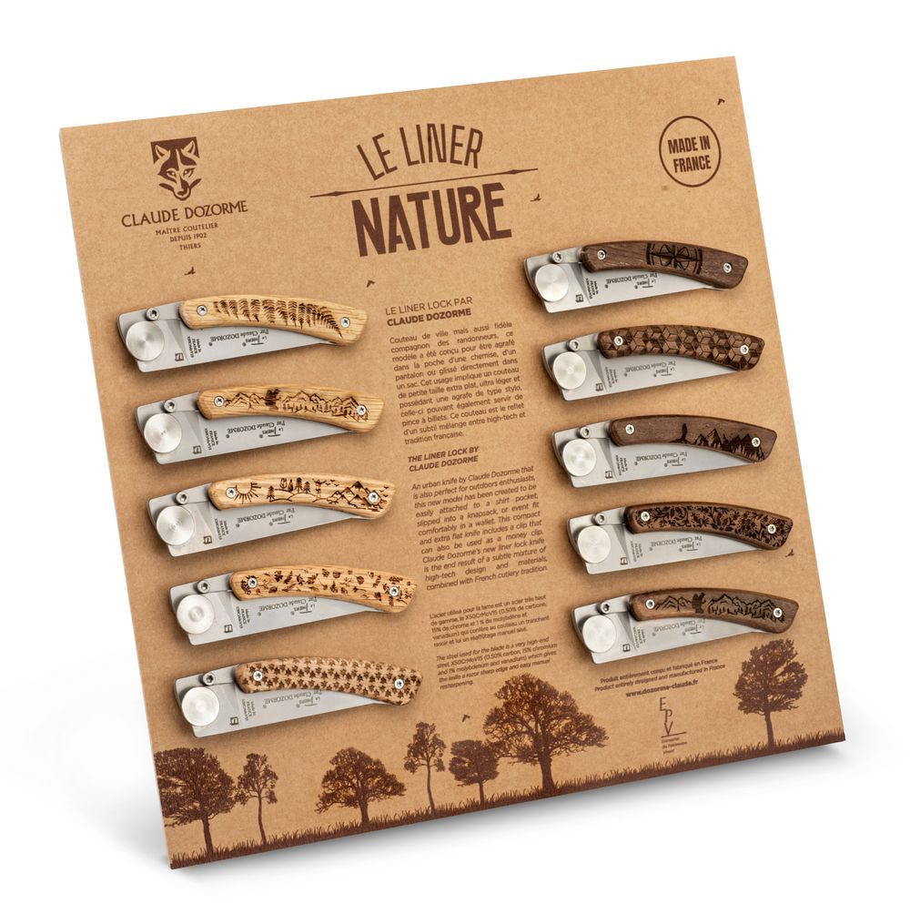 Barbecues - Couteau de poche Liner Thiers® Nature - LAGUIOLE CLAUDE DOZORME
