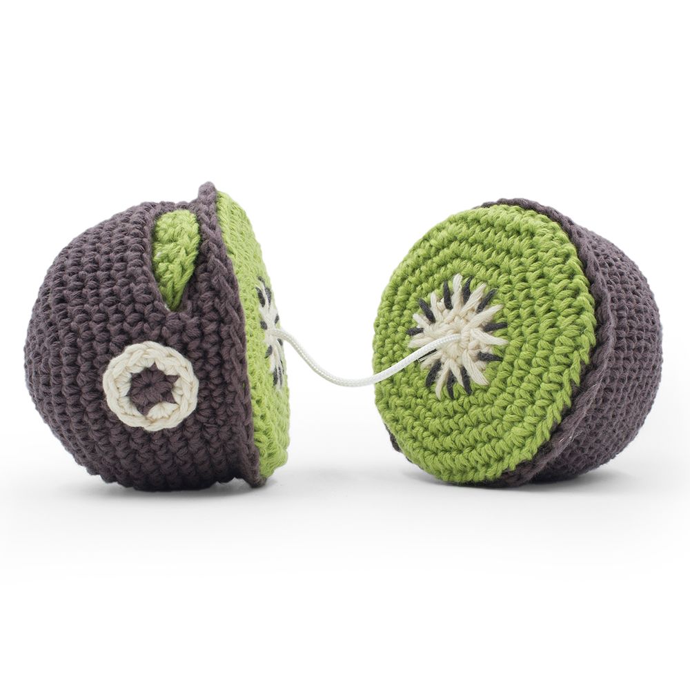 Toys - BILLY KIWI - VIBRANT TOY 100% ORGANIC COTTON - MYUM - THE VEGGY TOYS
