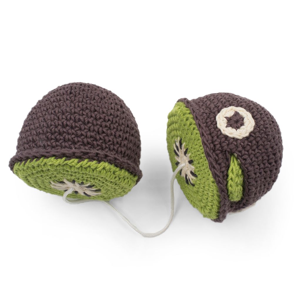 Toys - BILLY KIWI - VIBRANT TOY 100% ORGANIC COTTON - MYUM - THE VEGGY TOYS