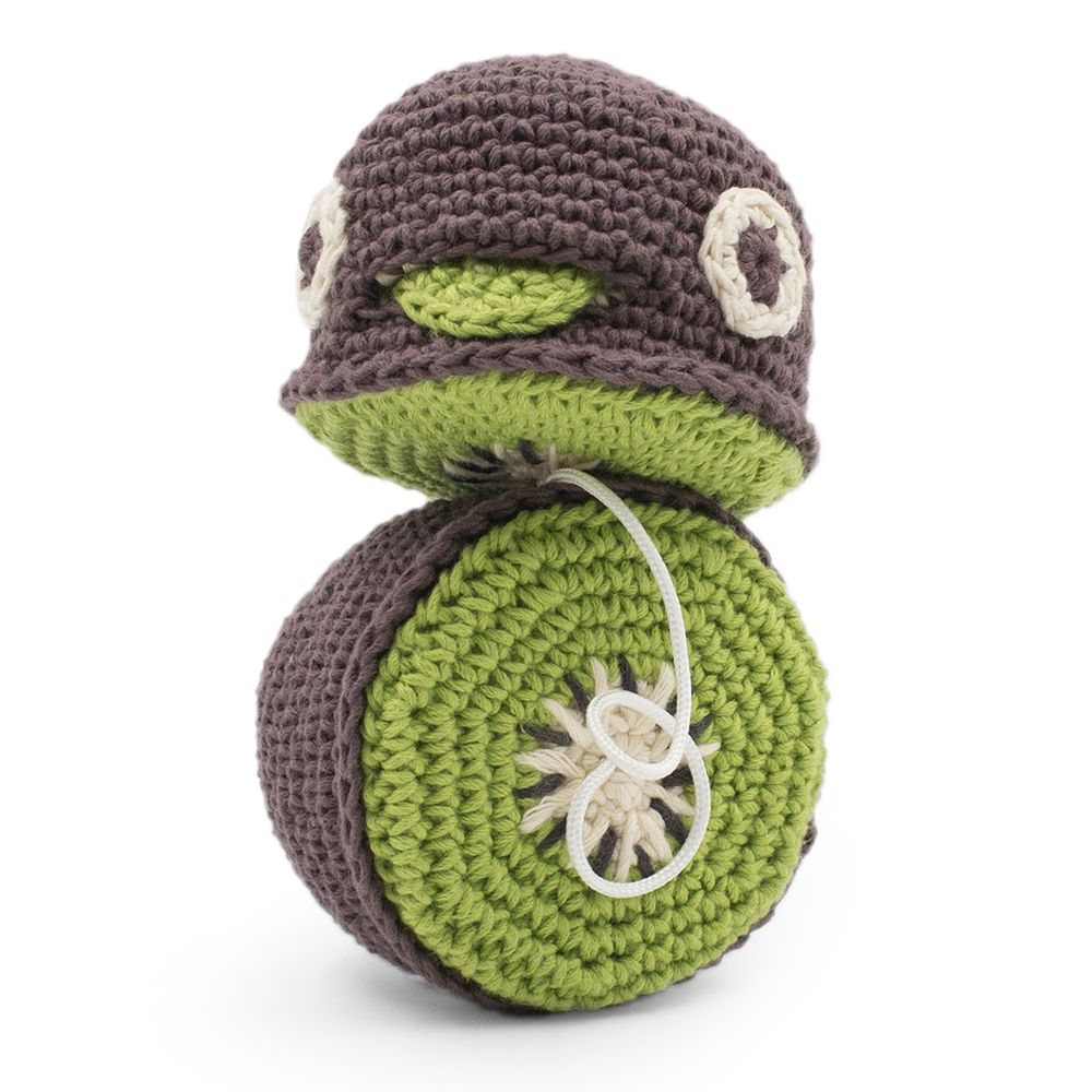 Toys - BILLY KIWI - VIBRANT TOY 100% ORGANIC COTTON - MYUM - THE VEGGY TOYS