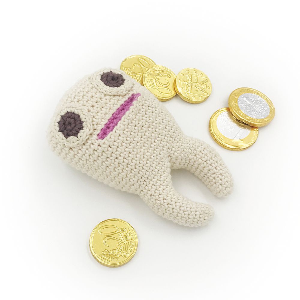 Accessoires enfants - ADAM LA DENT - TEETHER & BOITE À DENT EN COTON BIO - MYUM - THE VEGGY TOYS