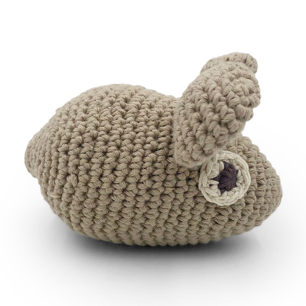Toys - ELYSE THE GREY MOUSE - TOY 100% ORGANIC COTON - MYUM - THE VEGGY TOYS