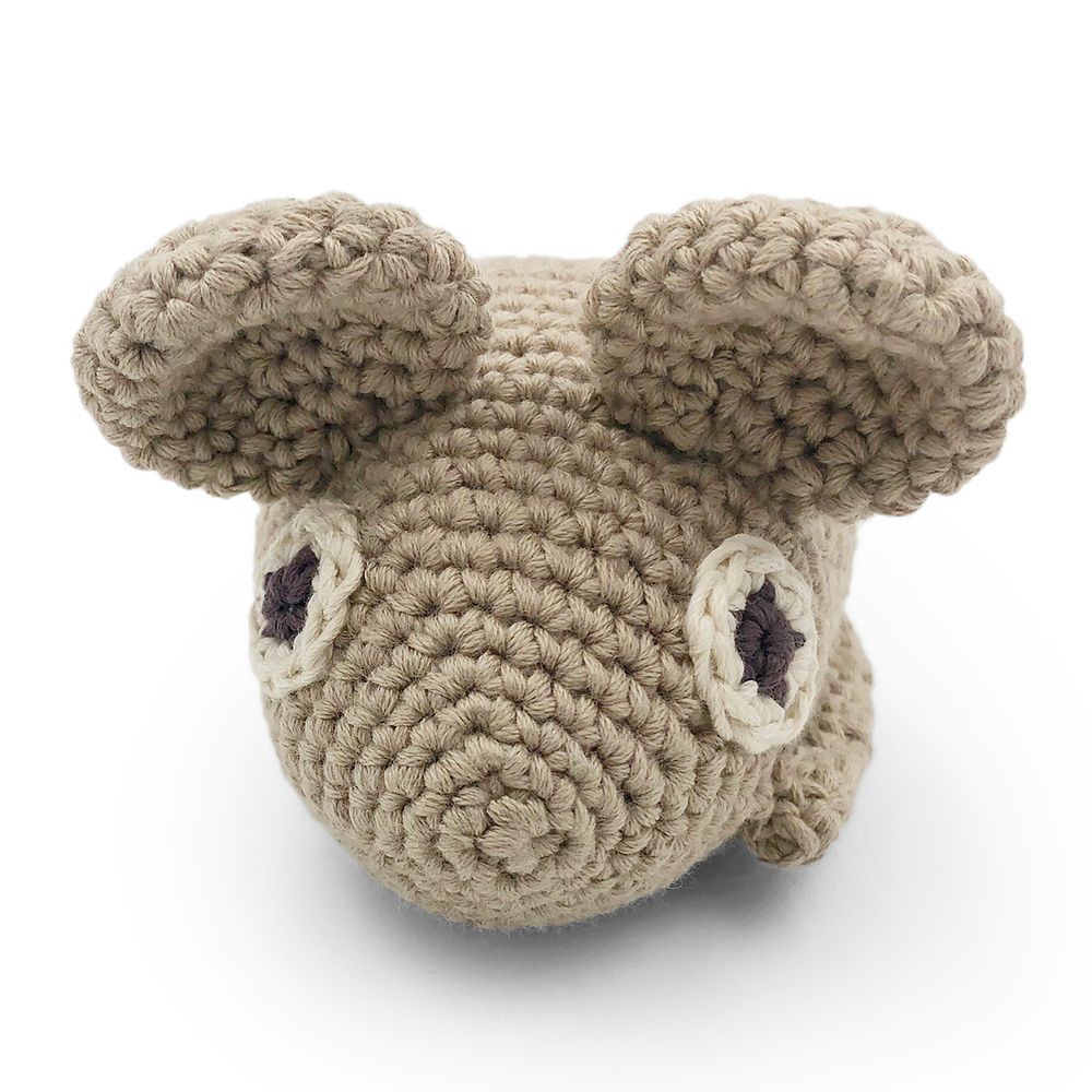 Toys - ELYSE THE GREY MOUSE - TOY 100% ORGANIC COTON - MYUM - THE VEGGY TOYS