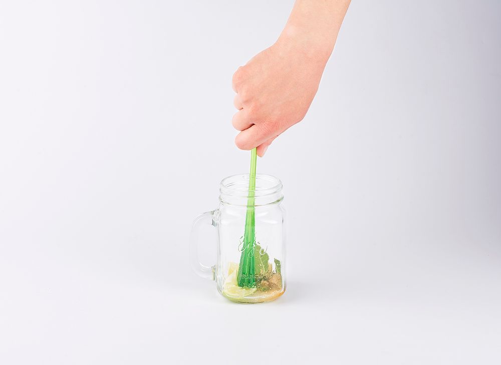 Kitchen utensils - REUSABLE COCKTAIL MUDDLER-STRAW - SET OF 6 - VARIOUS COLOR - M&CO