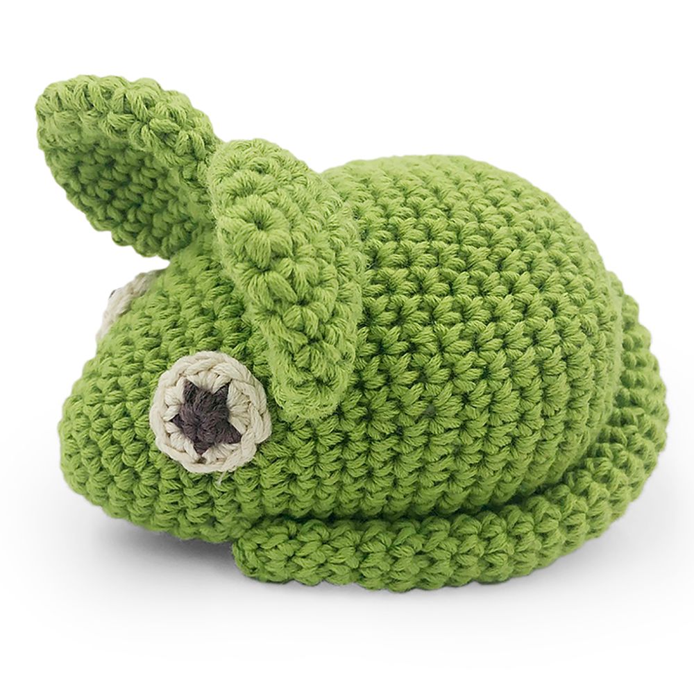 Toys - PÂQUERETTE THE GREEN MOUSE - TOY 100% ORGANIC COTON - MYUM - THE VEGGY TOYS