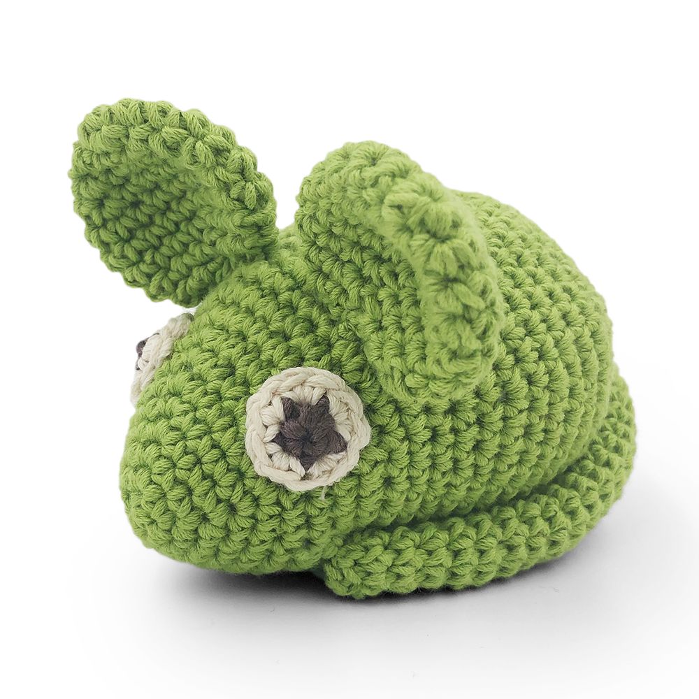 Toys - PÂQUERETTE THE GREEN MOUSE - TOY 100% ORGANIC COTON - MYUM - THE VEGGY TOYS