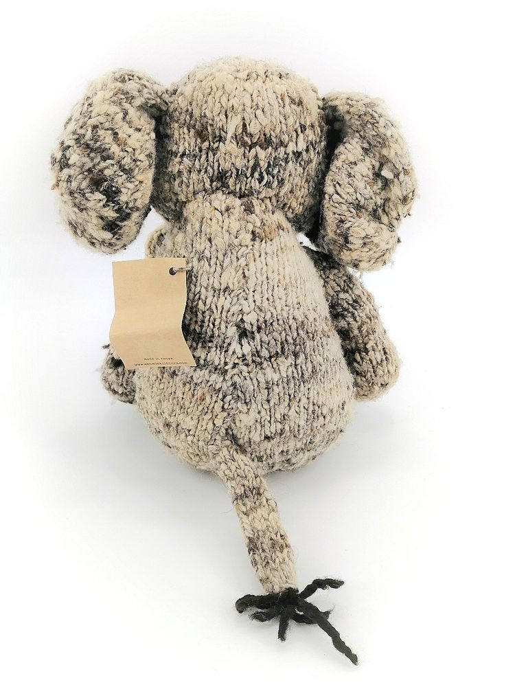 Peluches - éléphant - peluche durable , faite main issues du commerce équitable - KENANA KNITTERS