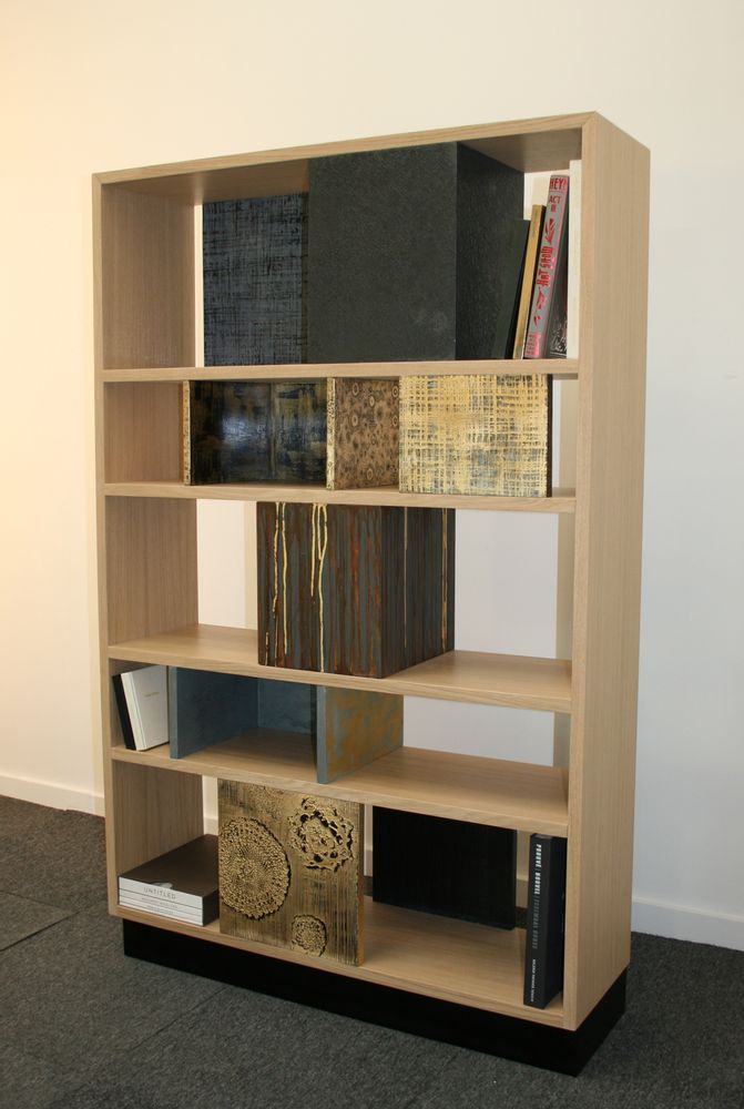 Bibliothèques - Bibliothèque "BOX 2" à claire-voie - VALERIE BEAUMONT