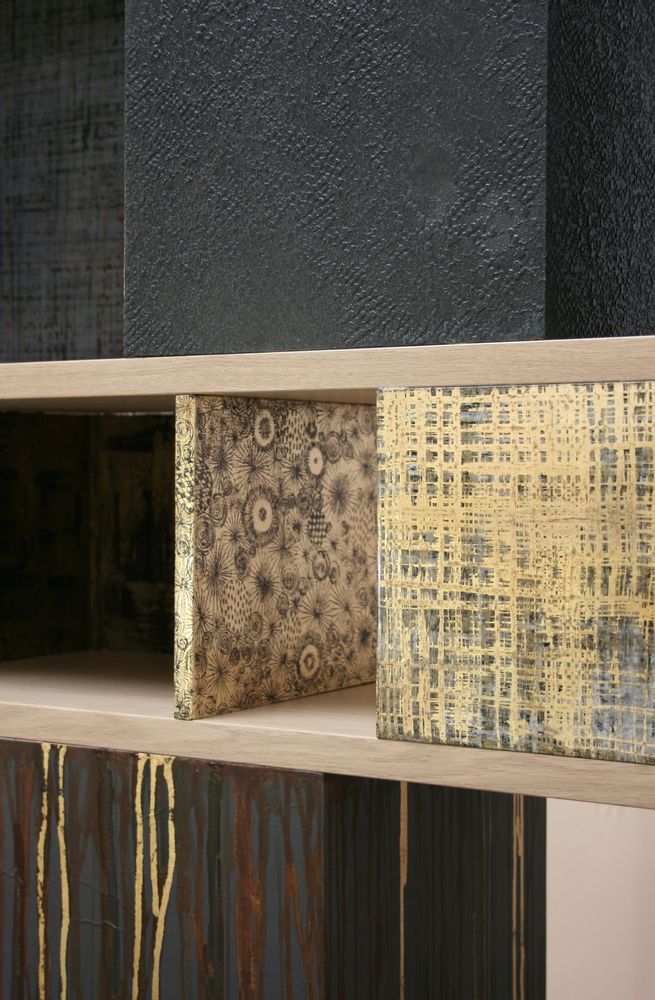 Bibliothèques - Bibliothèque "BOX 2" à claire-voie - VALERIE BEAUMONT