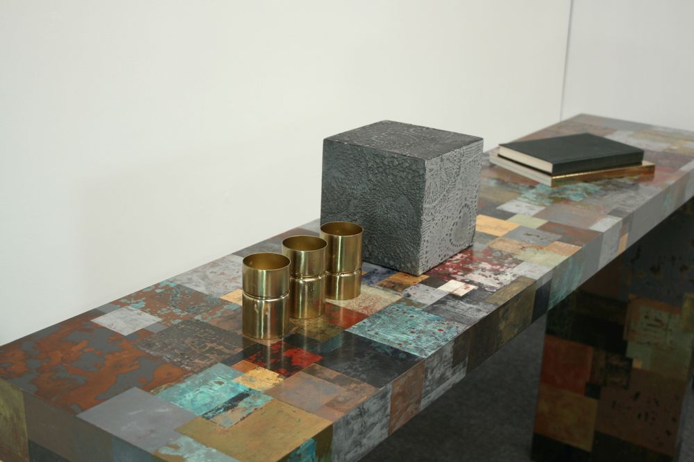Consoles - Consoles, patines sur bois - VALERIE BEAUMONT